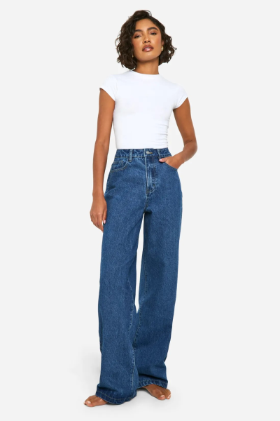 Product Tall Basics High Waisted Wide Leg Jeans